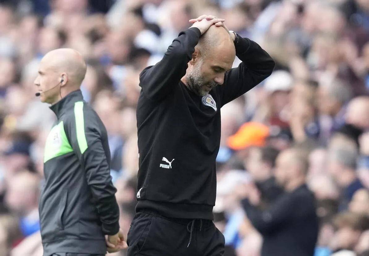 包含瓜迪奥拉批评裁判不满判罚影响比赛结果的词条