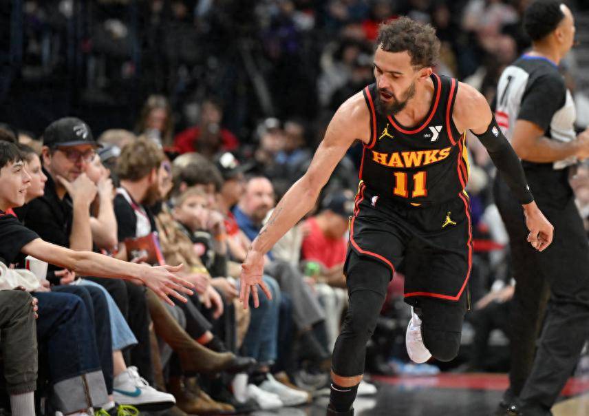 老鹰纠正失利，特雷杨火热表现助球队取胜